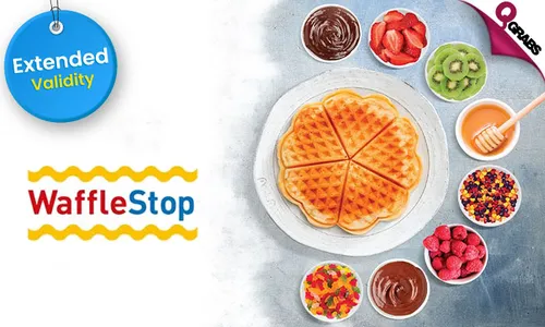 Waffles, Pancakes, Crepes & More for Take Away at Waffle Stop, City Center Mall!